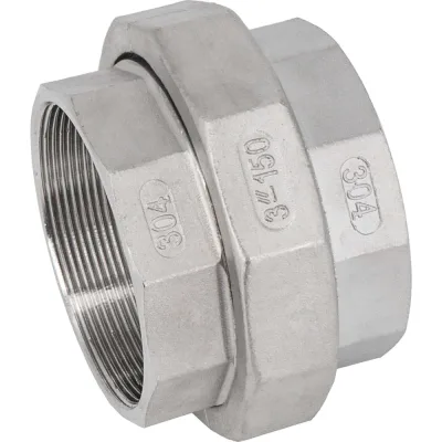 Американка NEWKEY вр/вр нержавеющая сталь AISI304 DN80 (3), (CF8), PTFE, PN16 NK-ADD80/4
