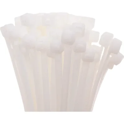 Нейлоновые стяжки FORTISFLEX HCC easyfix 4x150 мм, белый, 100 шт. 87776