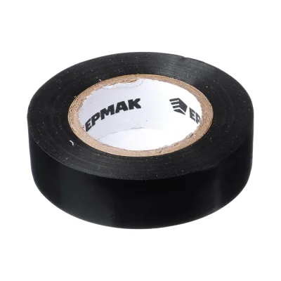 Изолента ЕРМАК 19 мм, 18 м, черная 672-032