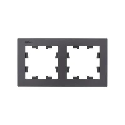 Рамка Systeme Electric AtlasDesign двухместная мокко (ATN000602)