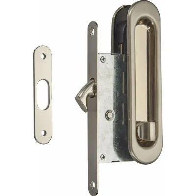 Ручки-купе с замком, матовый никель Vantage SDL-05SN