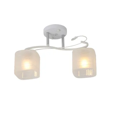Люстра потолочная Schaffner Cuesta E27 80 Вт 12 кв.м (4310-2 WH)
