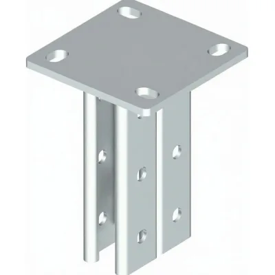 Страт-стойка УМС двойная 41х41х2800 мм, гальваническое цинкование SSD-41-2800-GAL