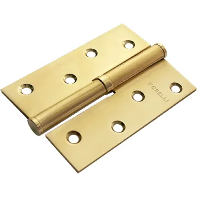 Петля MORELLI MSND 100x70x2.5 SG L, стальная с подшипником левая, цвет - мат.золото 9015137