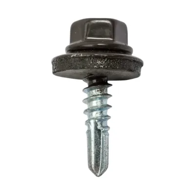 Саморез кровельный 23 Болта 5,5x19 серо-коричневый RAL8019, 250 шт. B031055019TA007ф250