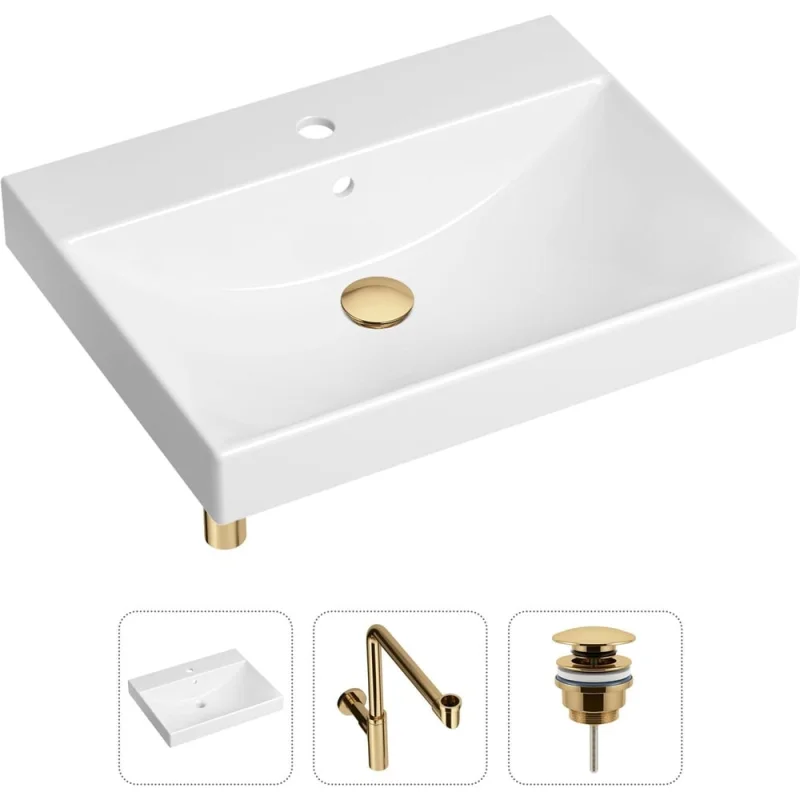 Врезная раковина для ванной, комплект 3 в 1 Lavinia Boho Bathroom Sink 21520591