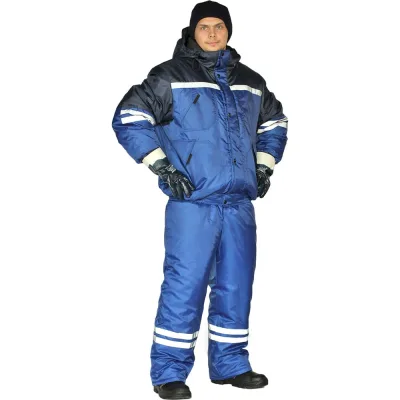 Зимний костюм URSUS СТИМ васильковый/темно-синий КОС634-031; 48-50, 170-176