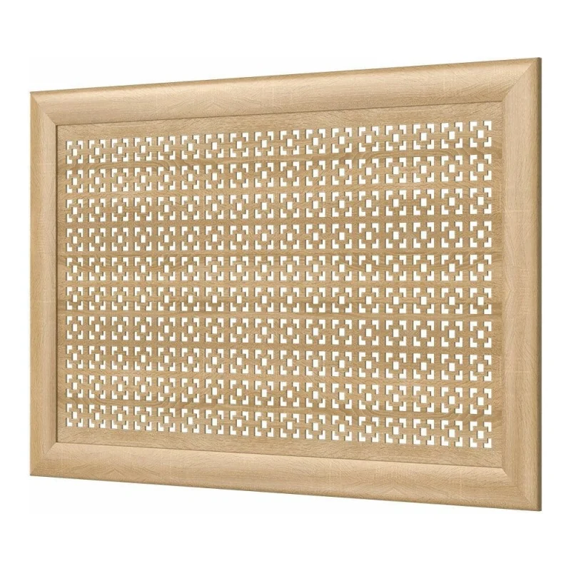 Декоративный экран для радиаторов и батарей Cosca Decor Модерн 600x900 мм, дуб сонома, дамаско, с рамкой СПБ072573