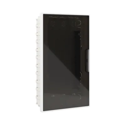 Щит слаботочный встраиваемый DKC Frame пластиковый IP40 529х311х100 мм 36 модулей прозрачная дверь белый (F36B4WDDIY)