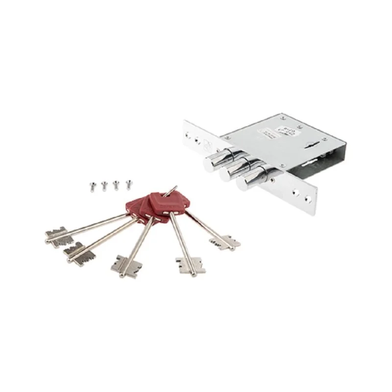 Замок врезной сувальдный AVERS T-37/S6-CR (w/o BP, w/o DP, 5 keys, shank 60mm) 33845 00033845