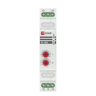 Реле времени EKF PROxima RT-SBA 240 В 8 А тип AC/DC (rt-sba-12-240)
