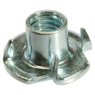 Гайка Insparion М6x9, DIN 1624, мебельная, врезная, цинк (10 шт) С1-00000904