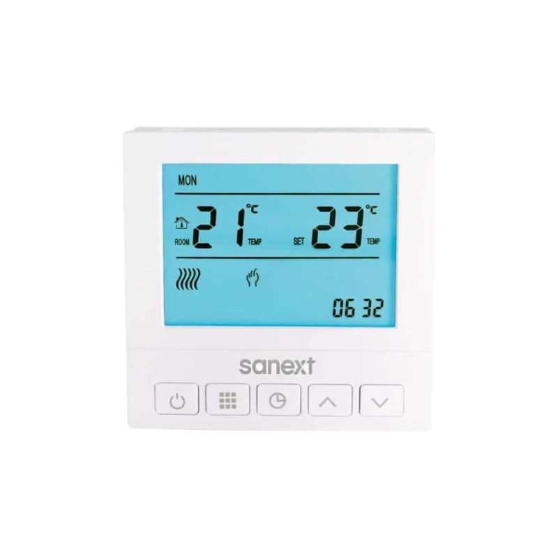 Термостат SANEXT программируемый, LCD, 6988