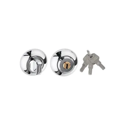 Завертка с ключом PALIDORE lock ol pc key, хром 98761369