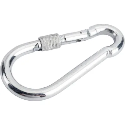 Карабин с фиксатором BlackWeld 8 мм, цинк, DIN 5299D 50 шт. 144942