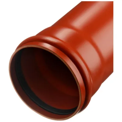 Канализационная труба АТЛАС ПЛАСТ DN 160x4.9, L=500 мм, наружная SPNP160490500