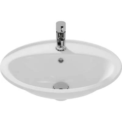 Раковина Cersanit CALLA 54 встраиваемая в столешницу, 1 отверстие S-UM-Cl/1-w