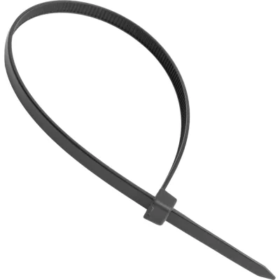 Нейлоновые стяжки Vell черные 3,6х300 мм, 100 шт 1379627