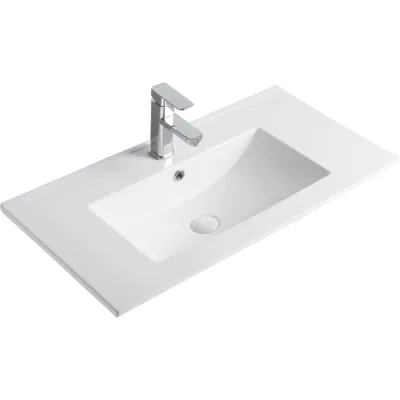Раковина Gid NYJ803-70 встраиваемая сверху белая 71x40x17 71110
