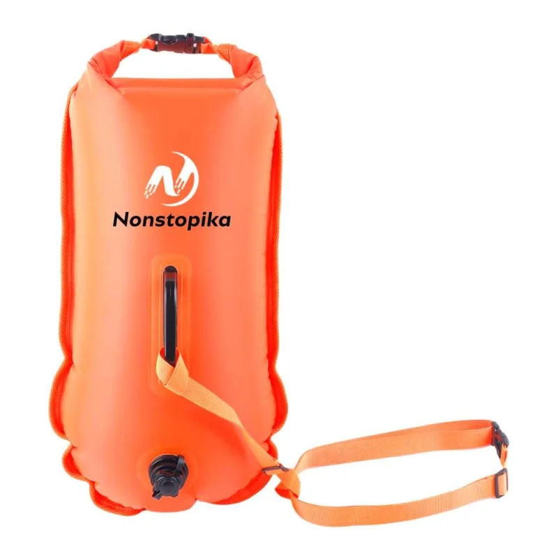 Буй для безопасного плавания Nonstopika 28 л, оранжевый Buoy28l-or