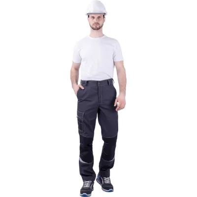 Брюки летние Iform ТУРБО SAFETY т.серый-черный (104-108, 194-200) Брю 1604/104/194