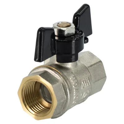 Кран Millennium 1/2" Внтр.-Внтр. (Г/Г) бабочка KVBFF1212, УТ000037882