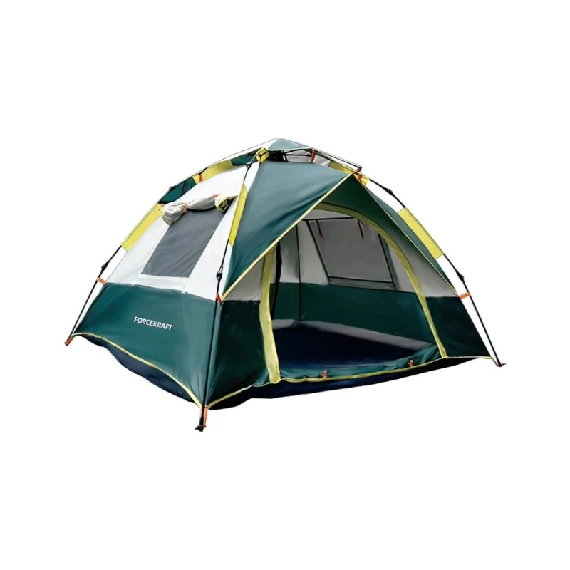 Кемпинговая палатка Forcekraft 210x200x135см, полиэстер, каркас стеклопластик FK-TENT-2 56452