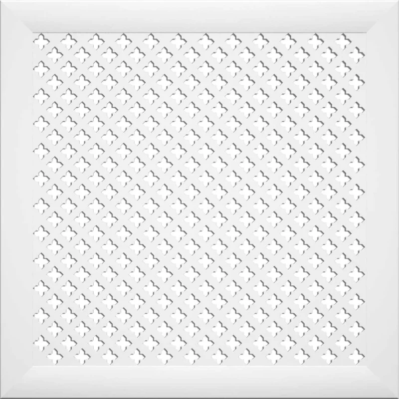 Экран на батарею отопления STELLA МДФ 60x60 см., Готико белый ЦБ-00002236