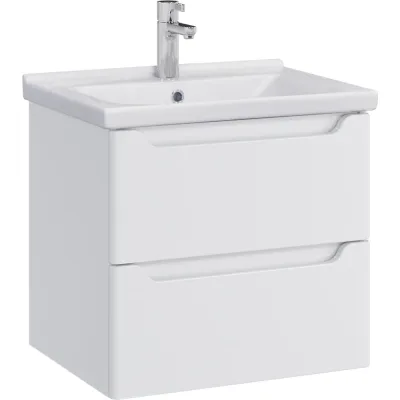 Комплект Sanstar подвесная тумба Lanciano 60 с раковиной Миранда 60 305.1-1.5.1.КМИР