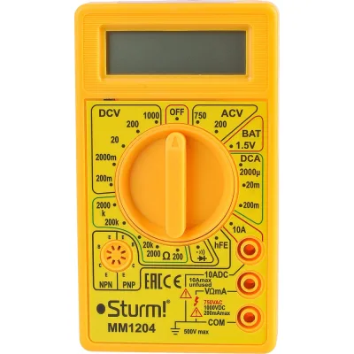 Мультиметр Sturm MM1204