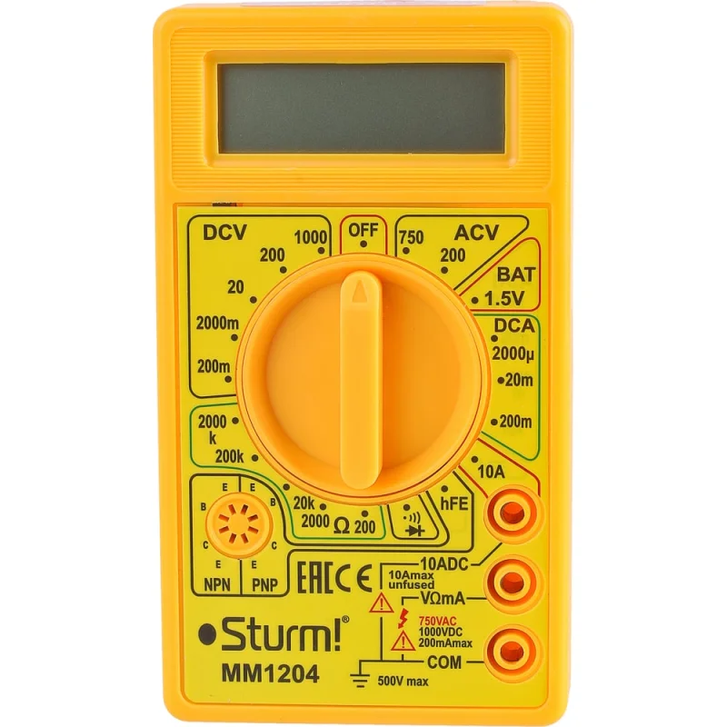 Мультиметр Sturm MM1204