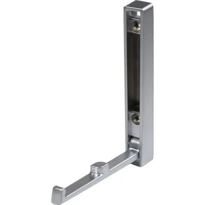 Мебельный крючок AKS STEP, матовый хром 90290