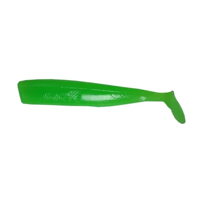 Виброхвост Helios hs-3-007 chebak 3.15"/8 см, electric green, 7шт 00000117781