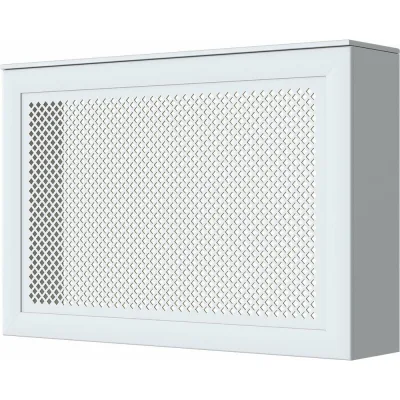 Экран для радиаторов Cosca Decor короб, 600x900x200 мм, белый, дедало, экран Модерн СПБ002911