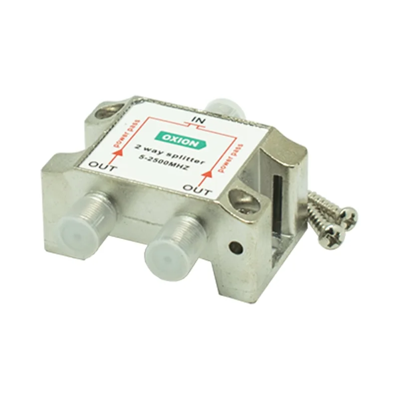 Делитель спутниковый TV-SAT на 2TV(5-2500MHz) OXION блистер, арт. OX-SPL2W2300