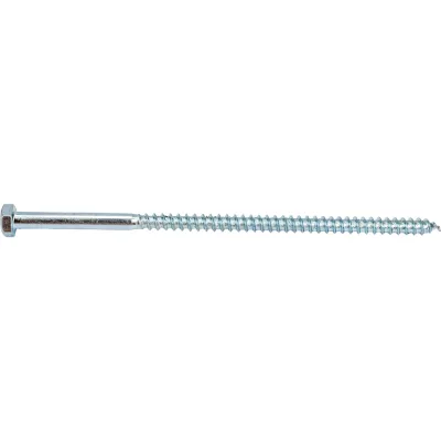 Шестигранный шуруп STARFIX 6x140 мм, цинк, DIN 571, 50 шт. SMC3-59811-50
