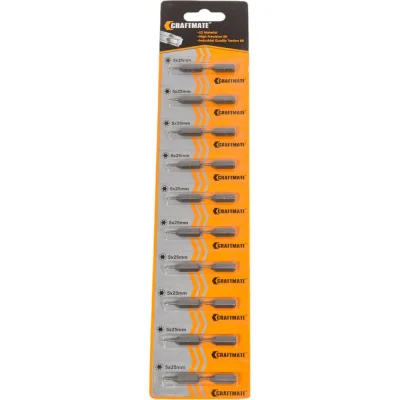 Биты TORX в ленте (20 шт; T5; 25 мм; s2) Novocraft B44-11-02505V