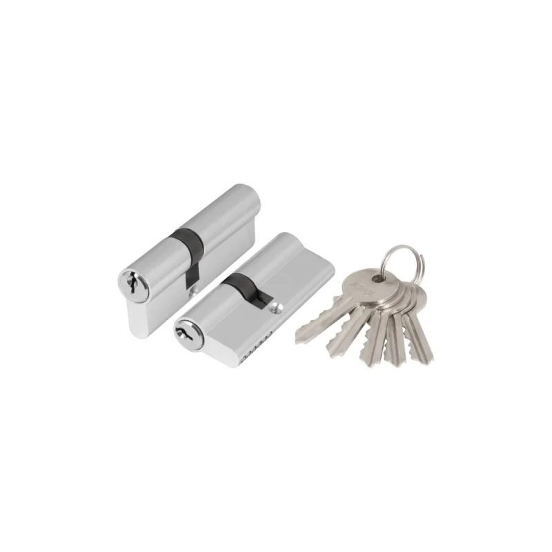 Цилиндровый механизм AJAX (AX100/90) AX1000Key90 (40+10+40) CP хром 48377