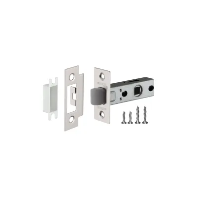 Врезная защелка Fuaro PLASTIC P12-45-25 SN матовый никель 33595
