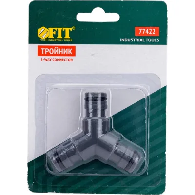 Π’ΡΠΎΠΉΠ½ΠΈΠΊ ΠΏΠ»Π°ΡΡΠΈΠΊΠΎΠ²ΡΠΉ 1/2" FIT IT 77422