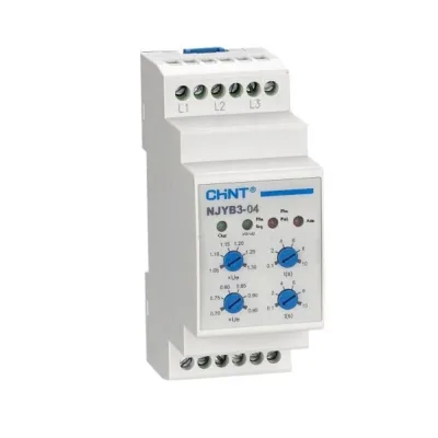 Реле контроля фаз Chint NJYB3-8 380 В 3 А тип AC (697027)