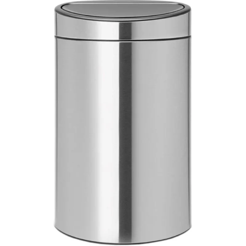 Ведро для мусора Brabantia Touch Bin New FPP с крышкой 40 л металл стальное матовое