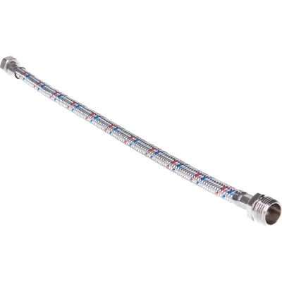 Гибкая подводка для воды НР 1/2" х ВР 3/8", длина 400 мм STOUT RG008P0SIFUAU6