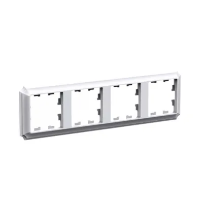 Рамка Systeme Electric AtlasDesign Antique четырехместная лотос (ATN101304)