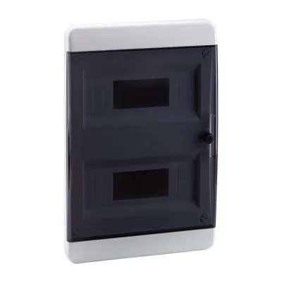 Щит распределительный встраиваемый КЭАЗ OptiBox ЩРВ пластиковый IP41 385х290х102 мм 24 модуля (117950)