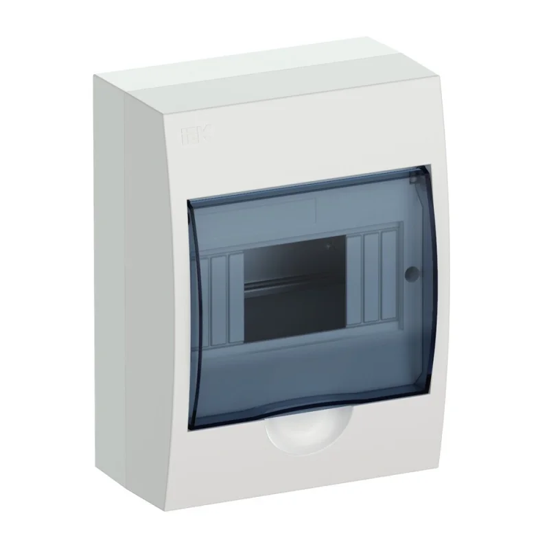 Щит распределительный навесной IEK Krepta 3 ЩРН-П-6 пластиковый IP41 200х150х97 мм прозрачная дверь (MKP12-N-06-40-20)
