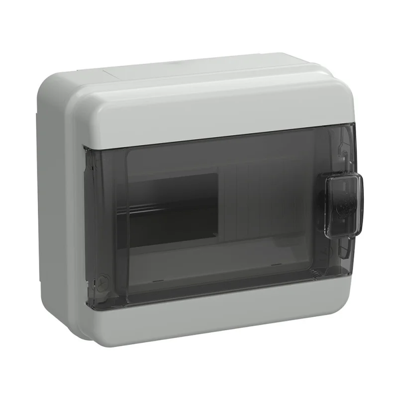 Щит распределительный навесной IEK Tekfor КМПн-8 пластиковый IP65 178х204х114 мм 8 модулей прозрачная дверь (TF5-KP72-N-08-65-K03-K02)