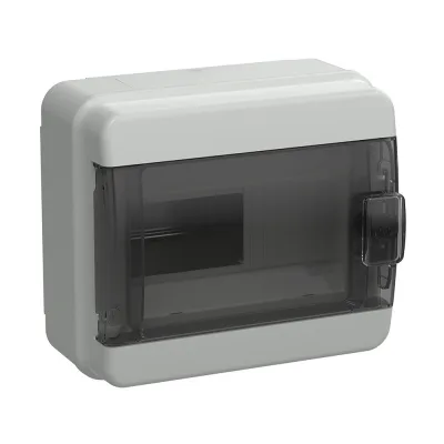 Щит распределительный навесной IEK Tekfor КМПн-8 пластиковый IP65 178х204х114 мм 8 модулей прозрачная дверь (TF5-KP72-N-08-65-K03-K02)