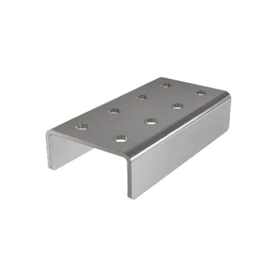 Соединитель для профиля трубы U - образный 82x41 оцинкованный Fachmann 11.686