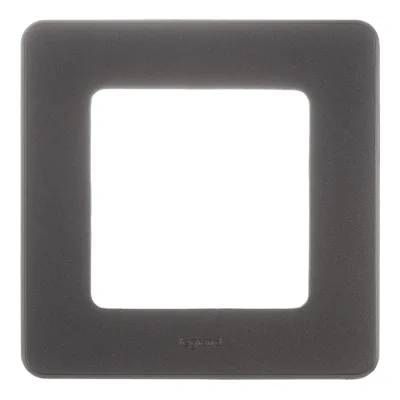 Рамка Legrand Inspiria одноместная антрацит (673933)